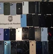 Polícia Civil recupera R$100 mil em celulares roubados