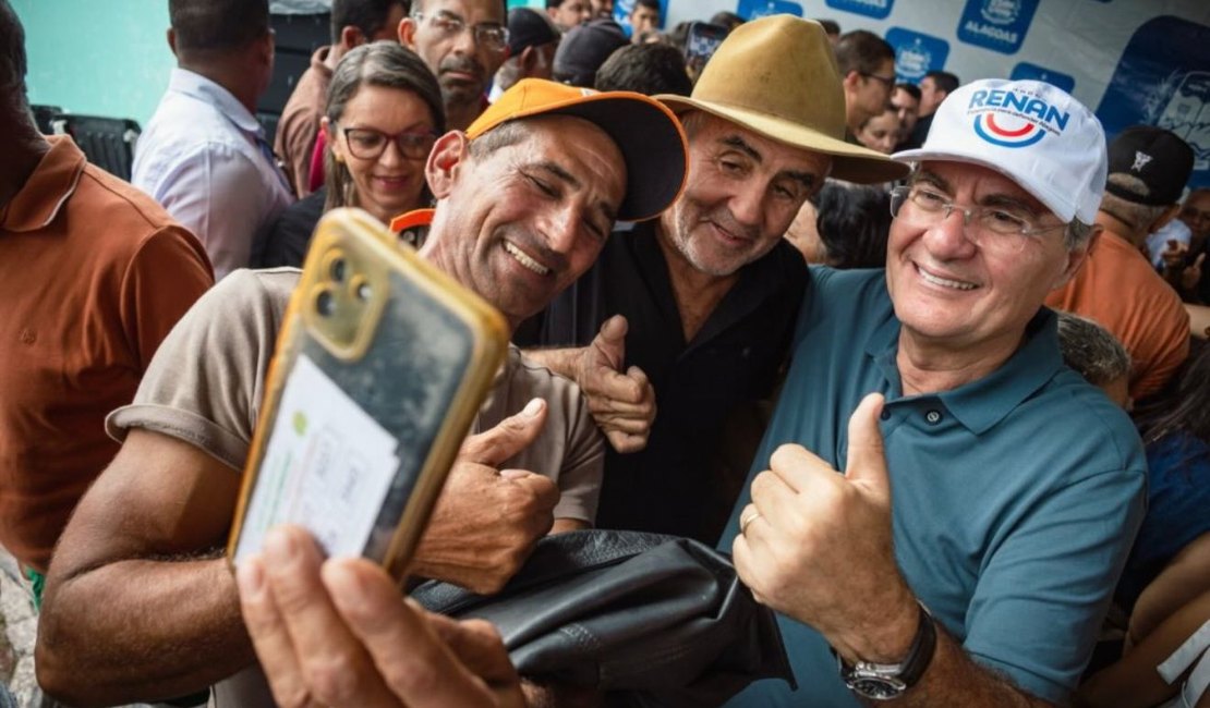 Renan Calheiros lidera disputa pelo Senado em Alagoas, aponta pesquisa Falpe