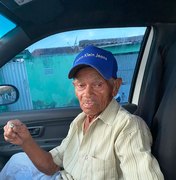 Idoso arapiraquense de 86 está perdido na cidade de Brejão, em Pernambuco