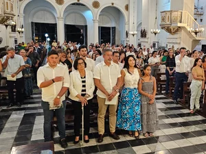 Amigos e familiares reverenciam Benedito de Lira em missa de 7º dia em Maceió