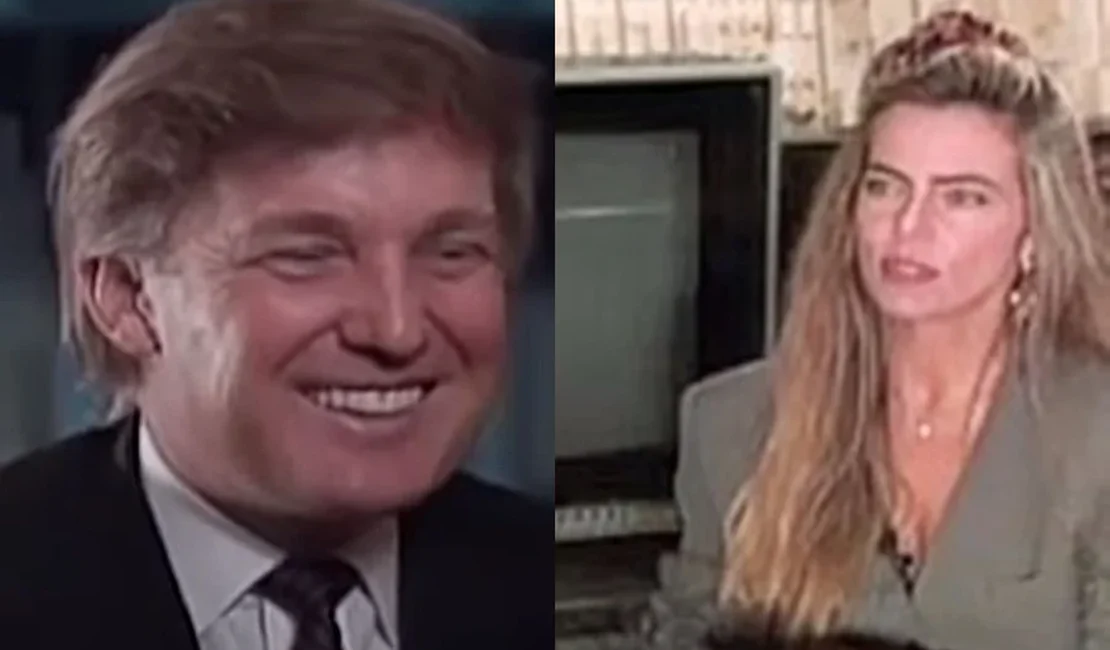 Polêmica entrevista de Trump com Bruna Lombardi nos anos 1990 viraliza