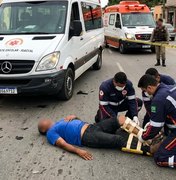 Pedestre sofre fraturas nas duas pernas após ser atropelado por van em Igaci