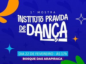 Instituto Pra Vida promove I Mostra de Dança no Bosque das Arapiracas neste domingo