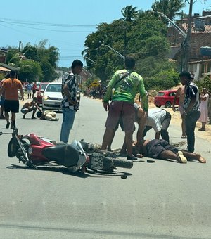 Acidente de trânsito deixa homens feridos em Maragogi