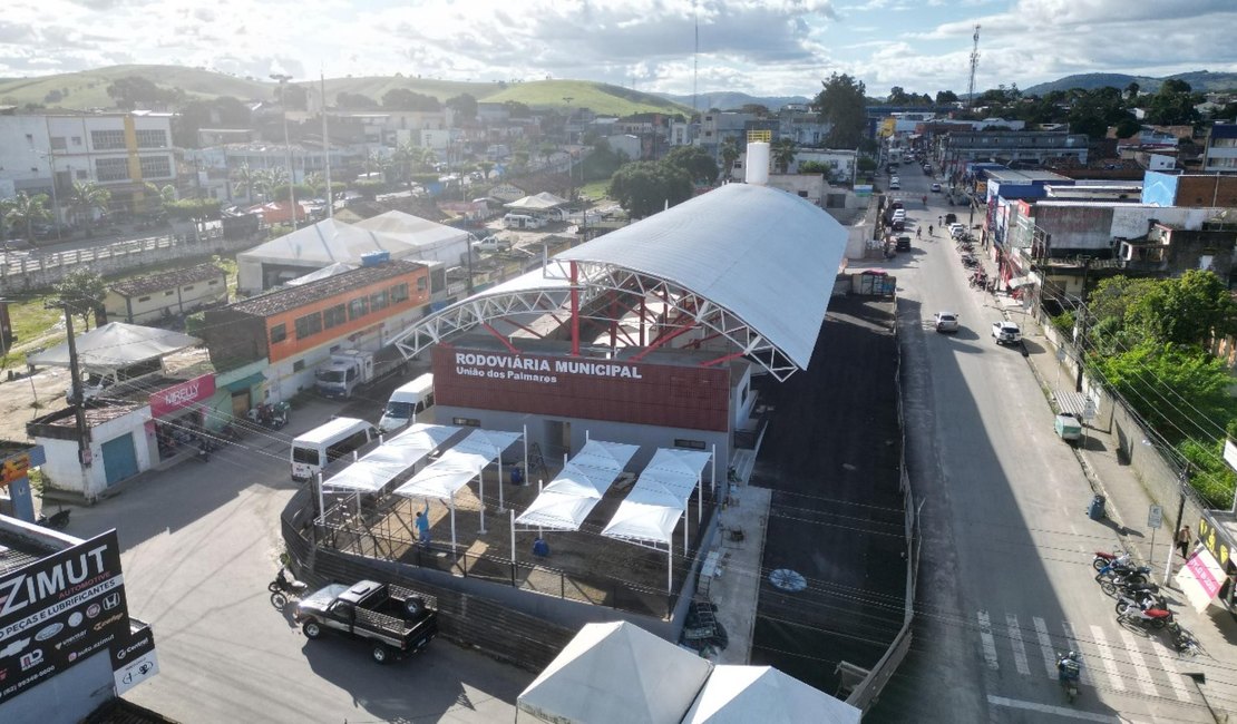 Terminal rodoviário de União dos Palmares é inaugurado neste domingo (25)