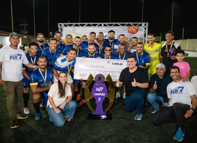 Prefeito Carlos incentiva garra e talento na grande final da 1ª Copa Riolarguense de Fut7