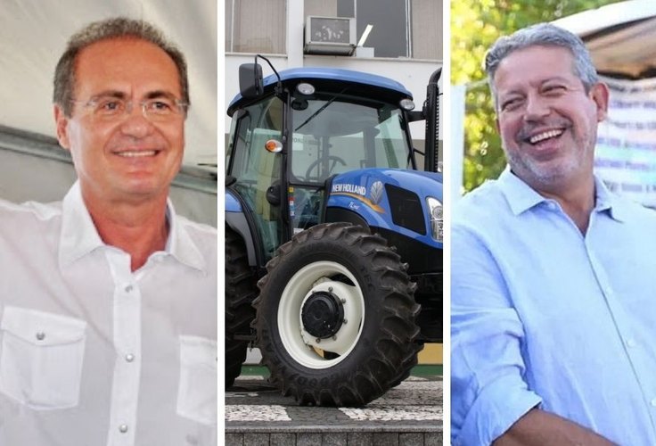 Renans e Dantas ‘espelham’ modelo de Arthur Lira e distribuem máquinas agrícolas a prefeitos