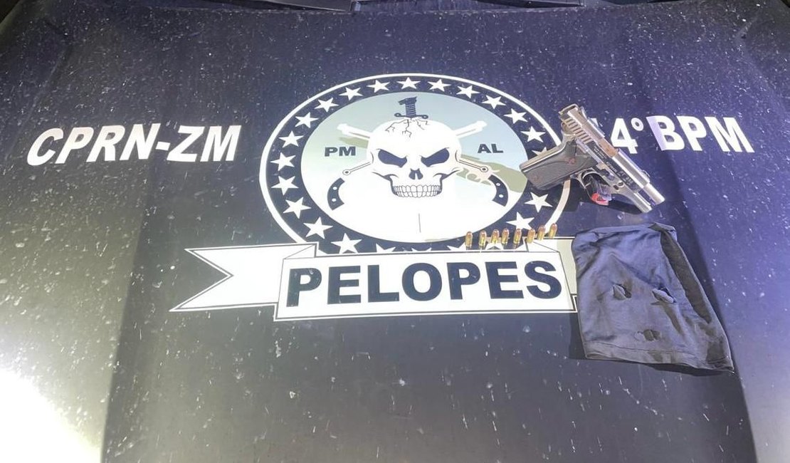 Vídeo com armas leva à ação da PM que termina com apreensão e suspeito baleado ao reagir