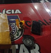 ﻿Suspeitos de tráfico são presos com maconha e ﻿R$ 4 mil, em Porto Calvo