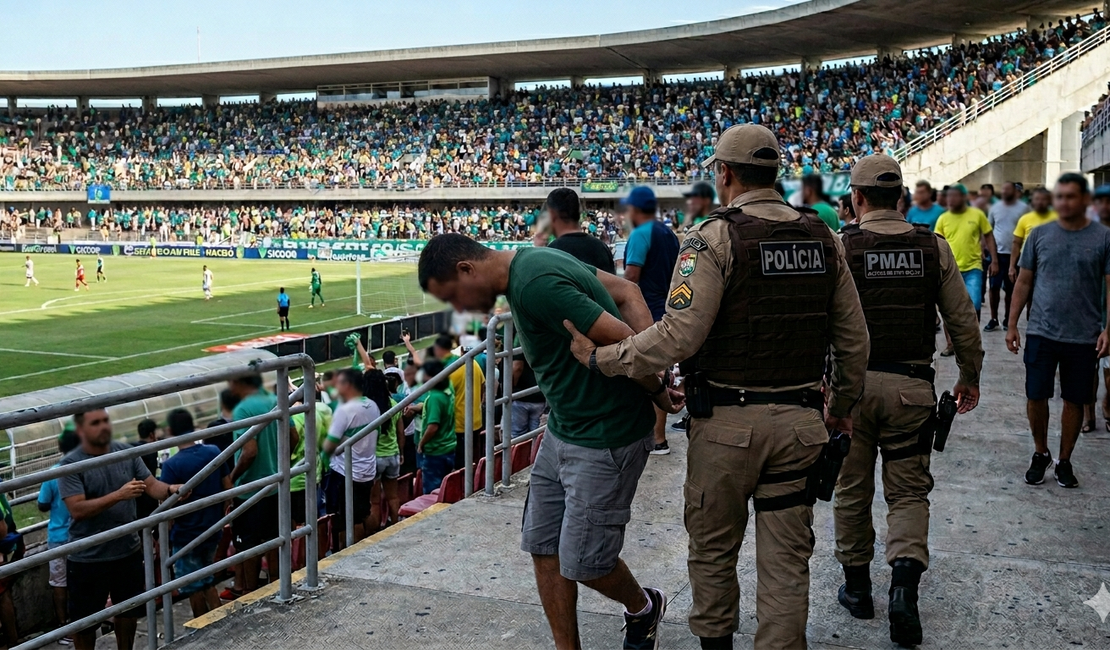 Reconhecimento facial vai buscar foragidos de todo o país em estádios de Alagoas