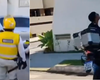 Motociclistas cercam prédio na Ponta Verde após suposto calote em pedido de comida