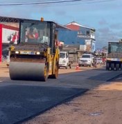 [Vídeo] : trabalhador morre após ser esmagado por máquina de rolo compressor em obra em Porto Velho