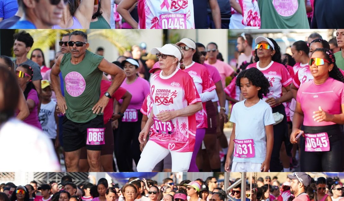 Corrida do Outubro Rosa faz sucesso em Igaci e promove celebração da vida