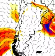 Inmet emite para possível ciclone bomba; ventos podem passar de 100 km/h