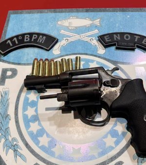 Homem embriagado é preso após efetuar disparos de arma de fogo em Porto Real do Colégio