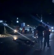 Colisão entre carro e motocicleta deixa duas pessoas feridas na Ladeira do Catolé