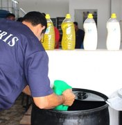 Reeducandos transformam óleo saturado em produtos de higiene