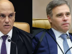 Moraes e Mendonça batem boca durante julgamento no STF