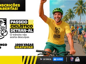 Detran abre inscrições gratuitas para o 1º Passeio Ciclístico