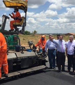 Rodovia que liga Arapiraca a São Sebastião deve ser concluída este mês