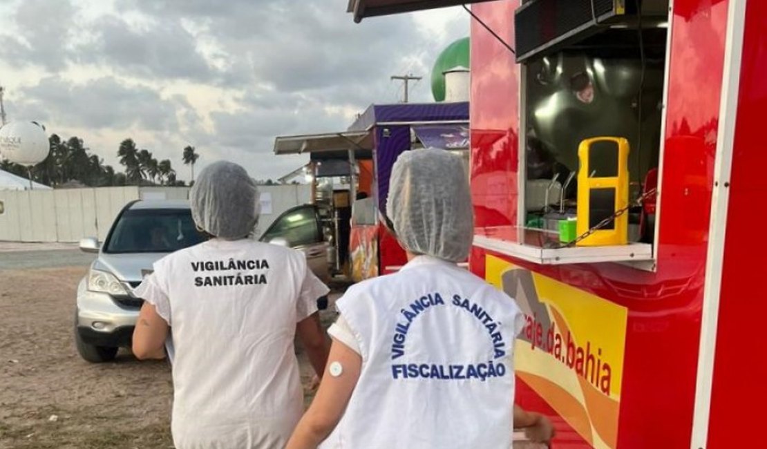 Vigilância Sanitária realiza fiscalização nos festivais Massayó e Maceió Fest