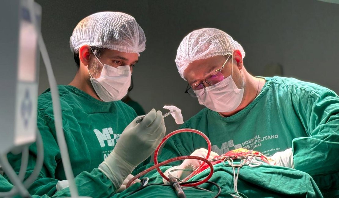 Neurocirurgia de alta complexidade trata meningioma no Hospital Metropolitano de Alagoas