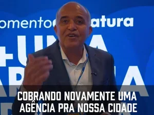 Prefeito cobra instalação da agência da Caixa em São José da Tapera