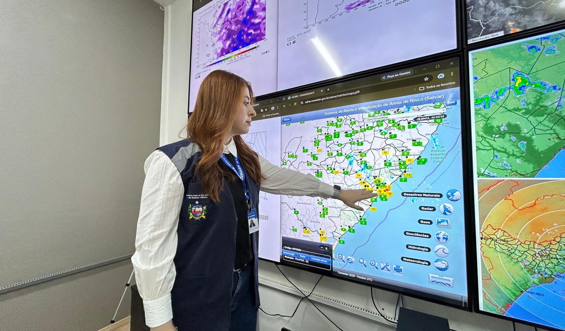 Chuvas: Semarh alerta para estado de atenção neste fim de semana em Alagoas