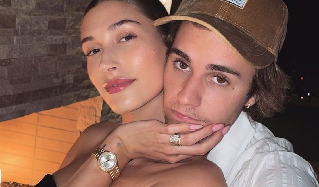 Hailey Bieber compartilha foto rara do filho com Justin Bieber; veja