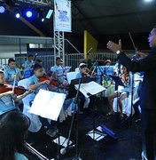 Núcleo de Orquestras Jovens de Maragogi promove concerto em São Bento