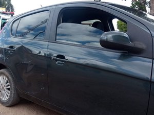 Colisão envolvendo carro e moto é registrada em Arapiraca