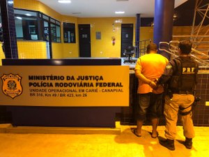 Foragido da justiça é preso durante fiscalização ostensiva da PRF
