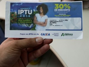 Pagamento do IPTU com  até 30% de desconto só até esta sexta-feira