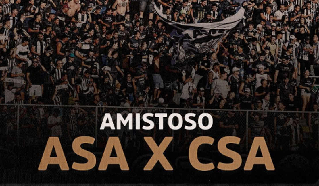 ASA x CSA se enfrentam em partida amistosa no próximo domingo (15) em Arapiraca