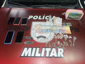 Militares do 14° BPM apreendem crack, cocaína e maconha em Joaquim Gomes