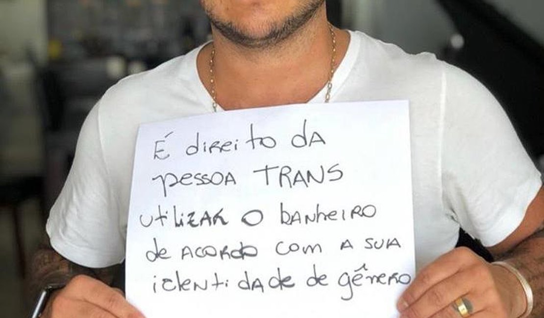 Em rede social, Thammy Miranda fala sobre caso de transfobia em Maceió