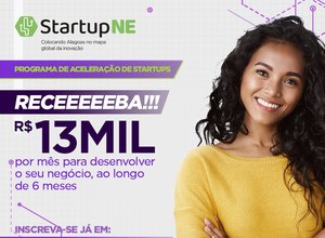 Programa vai selecionar 20 projetos tecnológicos alagoanos para receber bolsas de até R$13 mil por mês