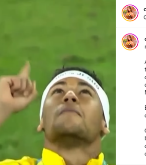 Claudia Leitte publica mensagem de apoio a Neymar