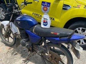 Jovem é flagrado com moto roubada em São Luís do Quitunde