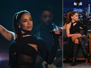 Anitta canta no 'The Tonight Show' e dispara: 'Não choro por homens'