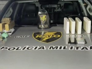 Homem é preso com barras de cocaína e maconha dentro de casa em Satuba