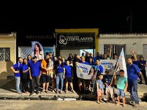 Lucinha contadora surpreende e ganha força na reta final de campanha em Arapiraca