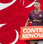 CRB anuncia renovação de contrato com o zagueiro Henri até o fim de 2027