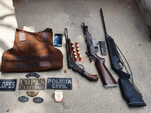 Operação integrada resulta na apreensão de adolescentes, armas e munições