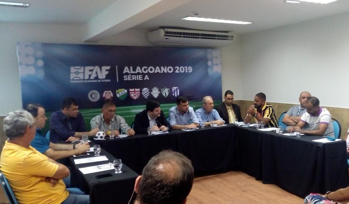 Reunião entre clubes e FAF define regulamento do Campeonato Alagoano de 2019