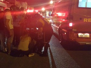 Motorista não respeita lei de trânsito e provoca acidente em Arapiraca 