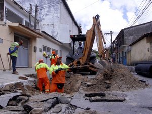 Prefeitura inicia obra de recuperação da drenagem em Cruz das Almas