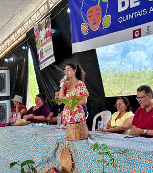 Teca Nelma participa do lançamento do Programa Plantadeiras de Semente Boa em Alagoas