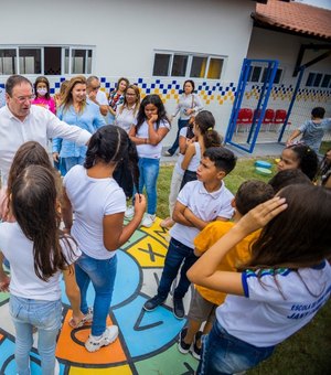 Arapiraca reconstrói escola e amplia vagas em creches na comunidade do Capim