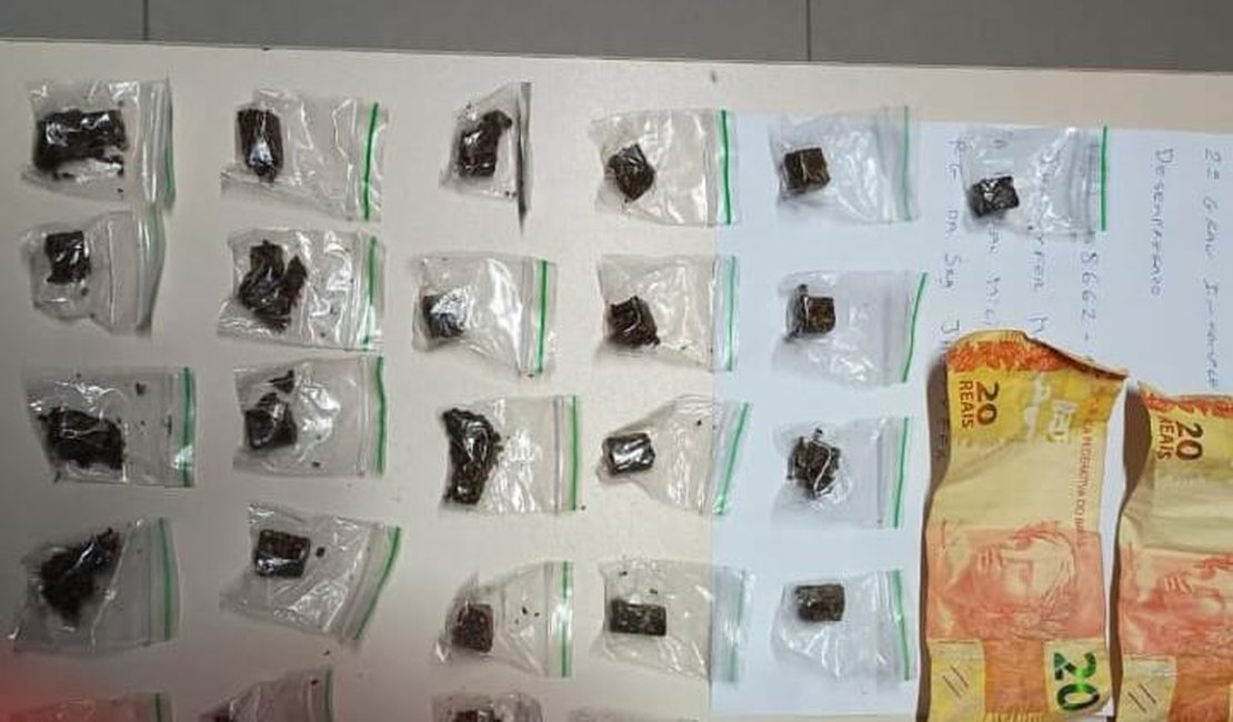 Polícia prende traficante com drogas em Maragogi
